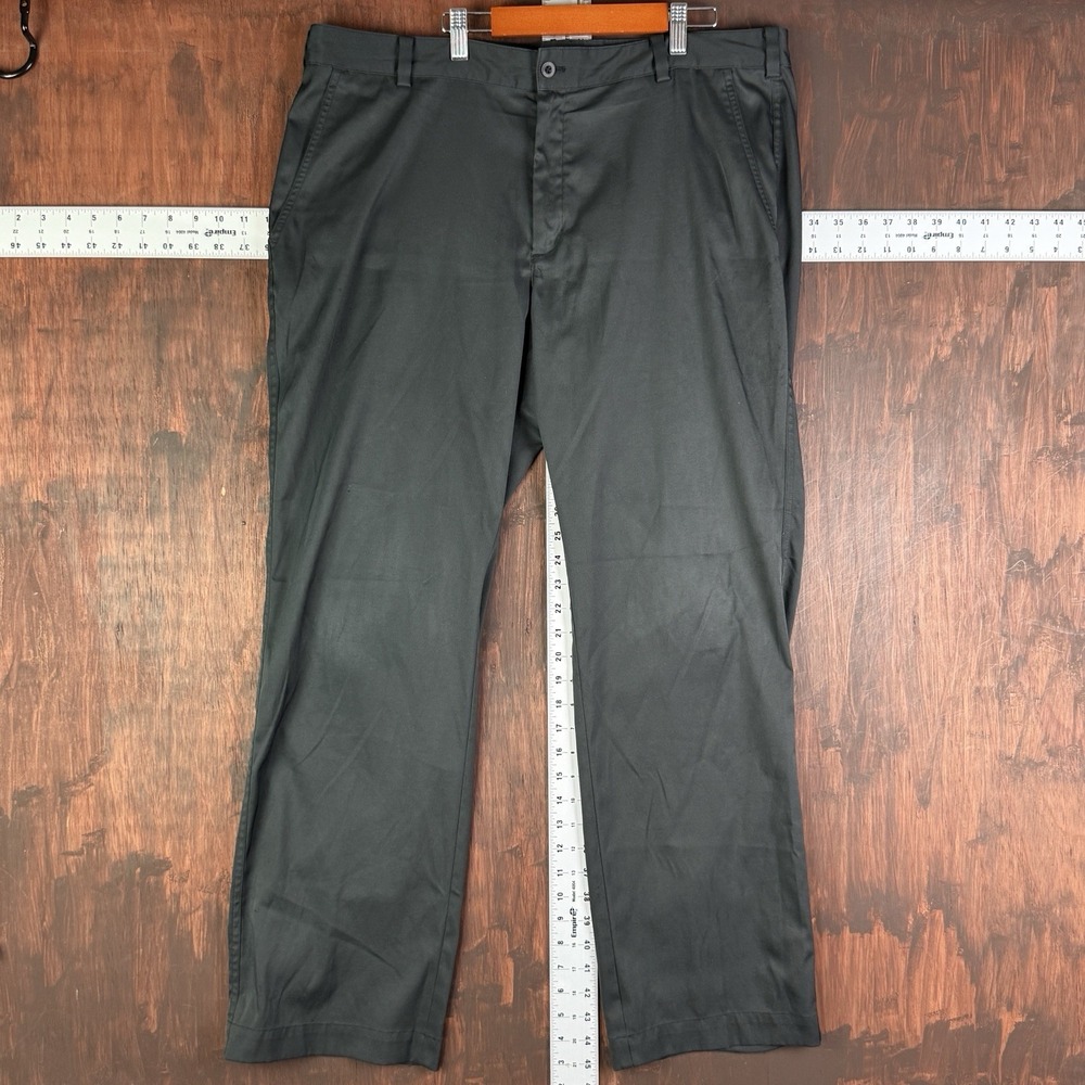 Nike Golf Dri-FIT Pants Modern Fit Tech‎ Dark Flat Front 597323-012 Men's 38x32